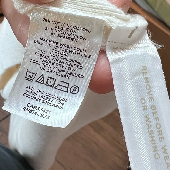 Loft White Basic Sweater Vest - Picture 5 of 7